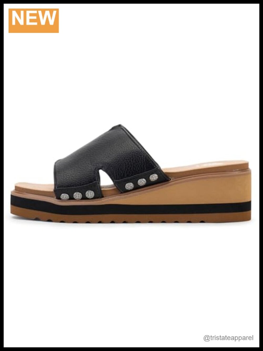 Yellow Box Women's Alameda Wedge Sandal Round Toe Comfort Slip On